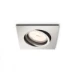 Philips LED-inbouwspot Donegal vierkant 5.5W mat chroom