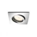 Philips LED-inbouwspot Donegal vierkant 5.5W chroom