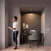 Philips LED-inbouwspot Donegal vierkant 5.5W chroom