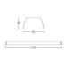 Philips LED aramtuur Softline 50W 2700K