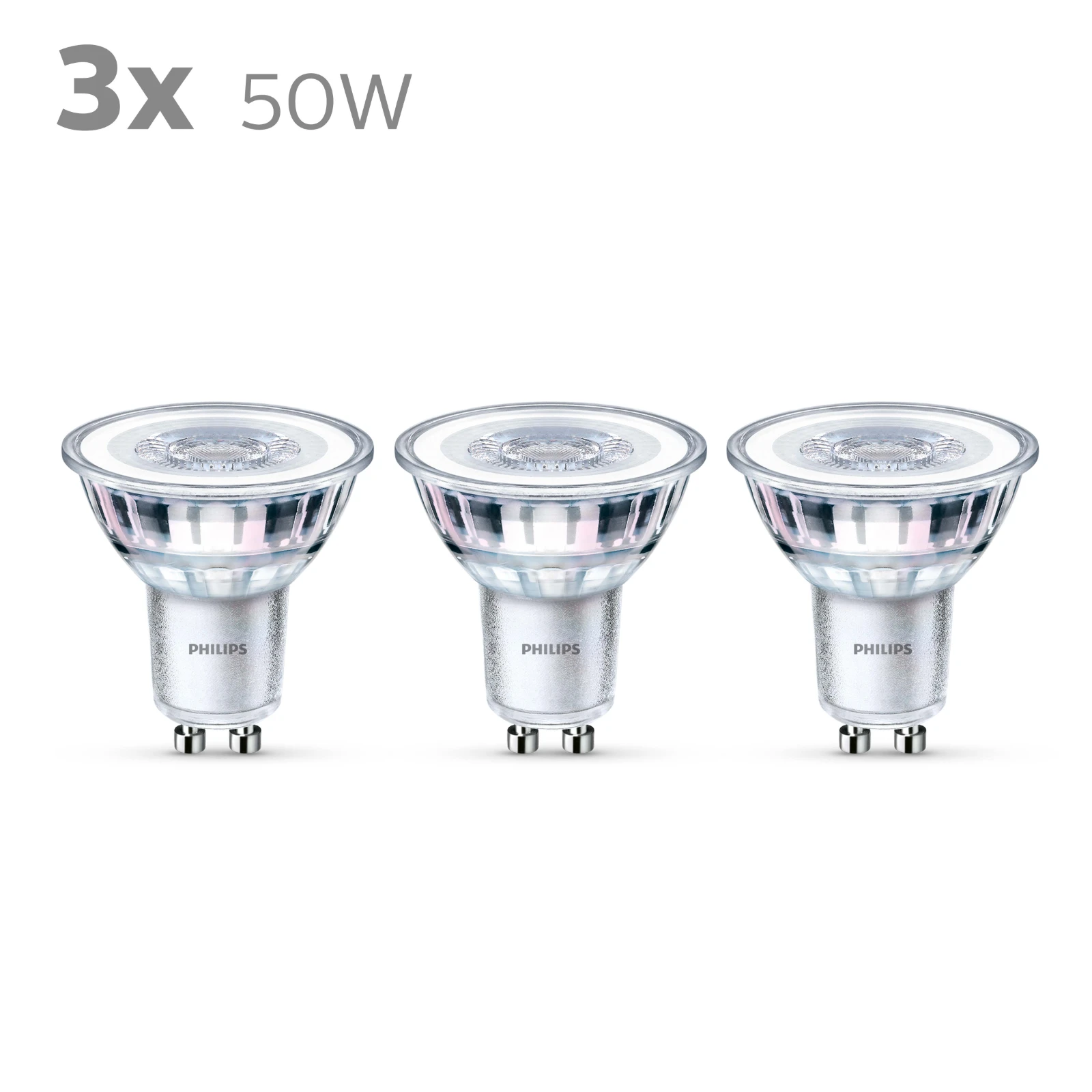 Philips LED Spot Classic 50W GU10 WW 36D ND (3 stuks)
