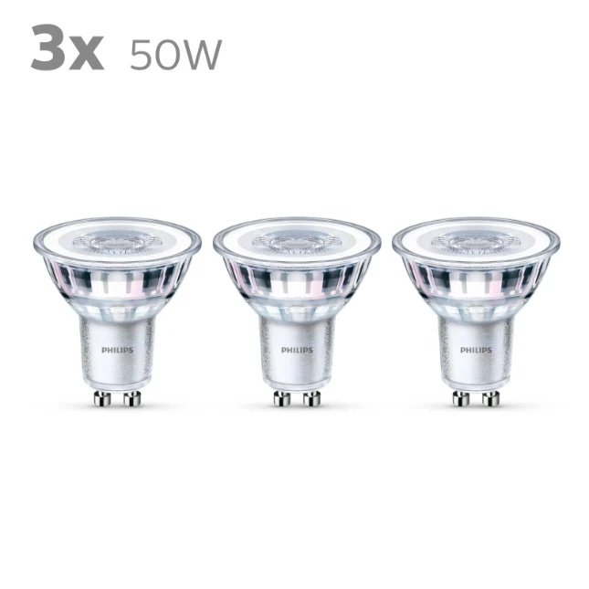 Philips LED Spot Classic 50W GU10 WW 36D ND (3 stuks)