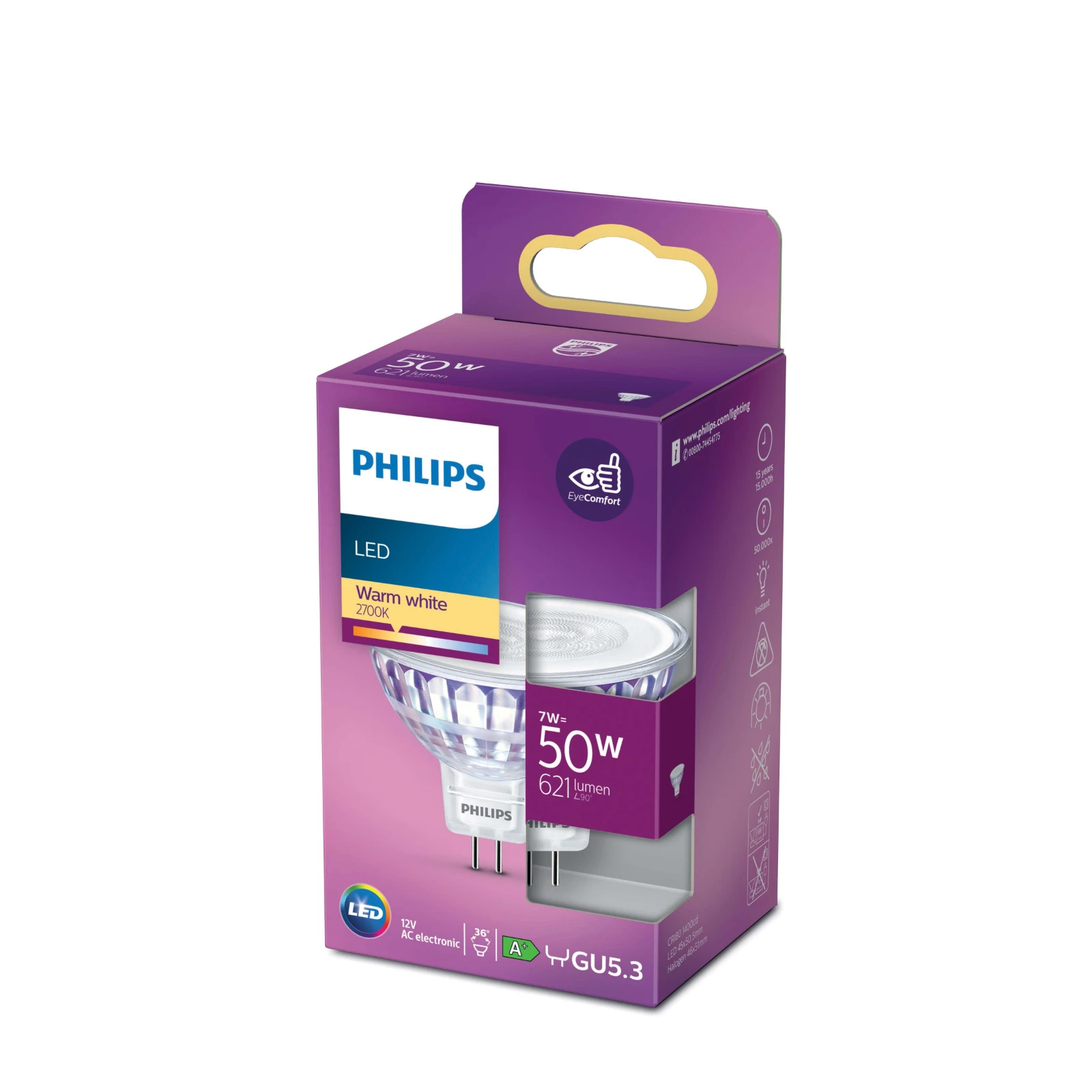 Philips LED Spot 50W MR16 WW 36D ND