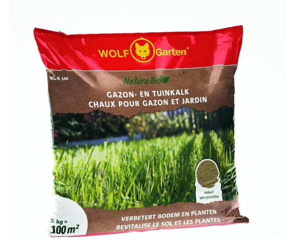 WOLF-Garten Natura Bio Gazon- & tuinkalk 100m² - 5000 gram