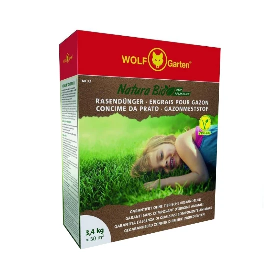 WOLF-Garten Natura Bio Gazonmest 50m² - 3400 gram