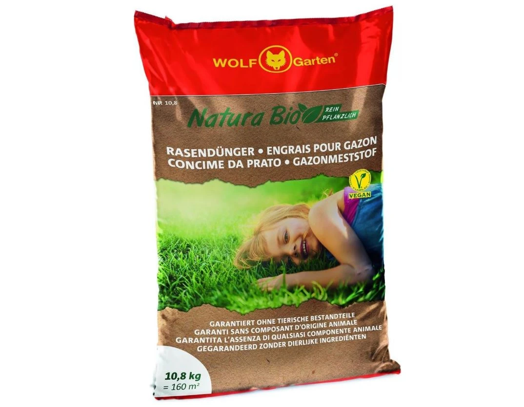 WOLF-Garten Natura Bio Gazonmest 160m² - 10800 gram