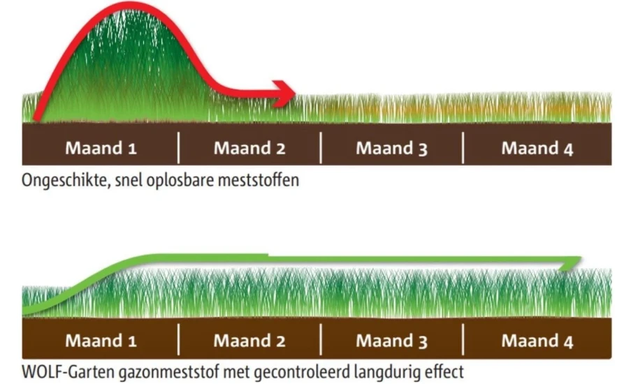 WOLF-Garten Natura Bio Gazonmest 160m² - 10800 gram