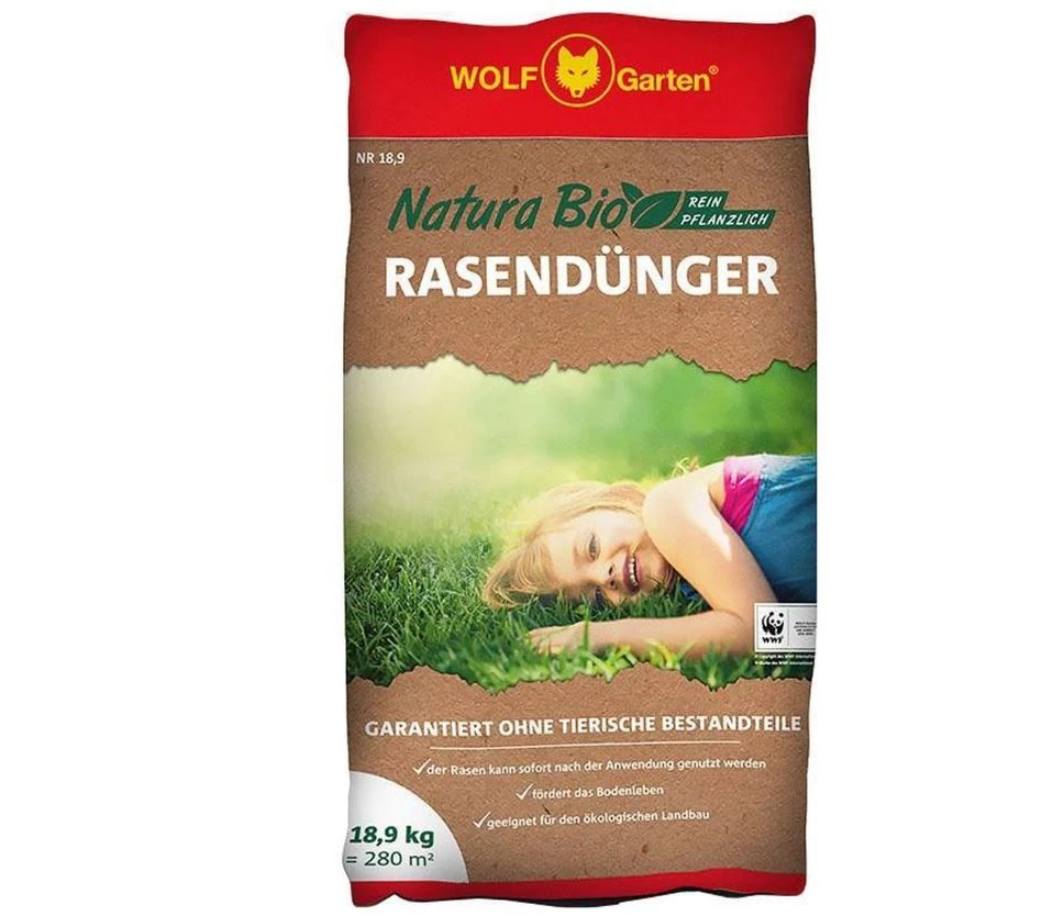 WOLF-Garten Natura Bio Gazonmest 160m² - 10800 gram