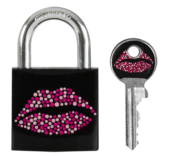 MasterLock Hangslot 30mm, bedrukt: Kiss