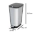 Kis Chic Bin Pedaalemmer - 50L - zilver