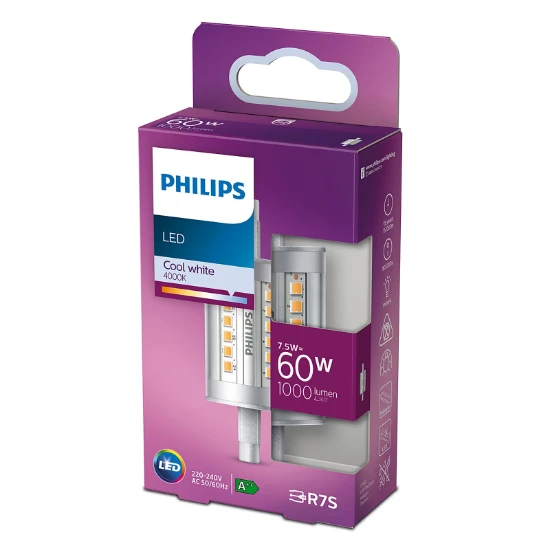 Philips LED 60W R7S 78mm CW ND 1PF-12