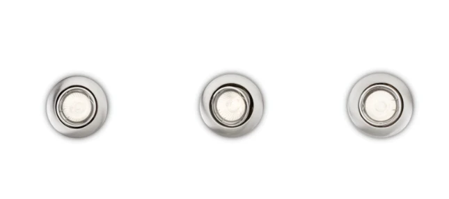 Philips Inbouwspot Enif 50W nikkel (3 stuks)