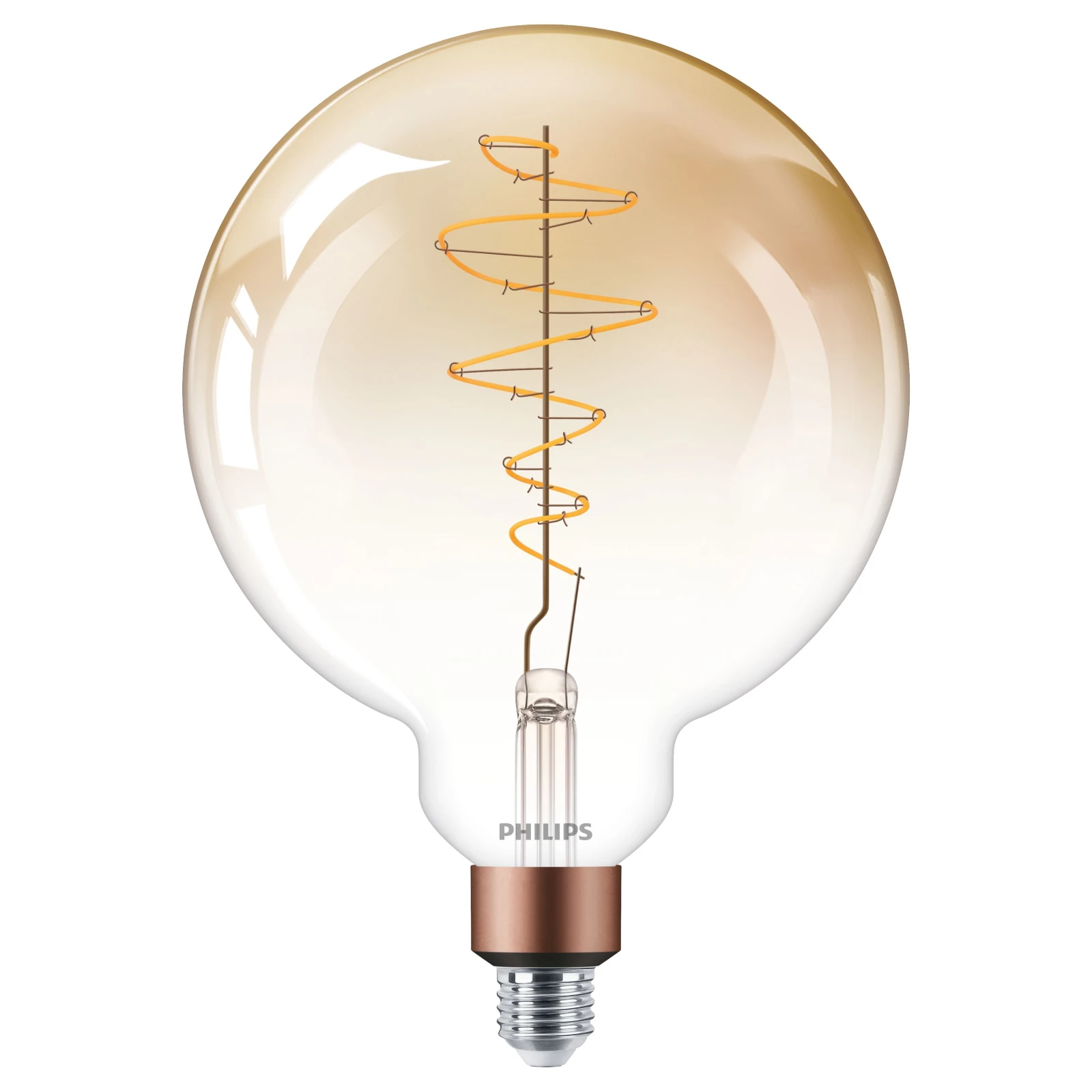 Philips Vintage LED Filament Globe 40W E27 G200 CL Amber