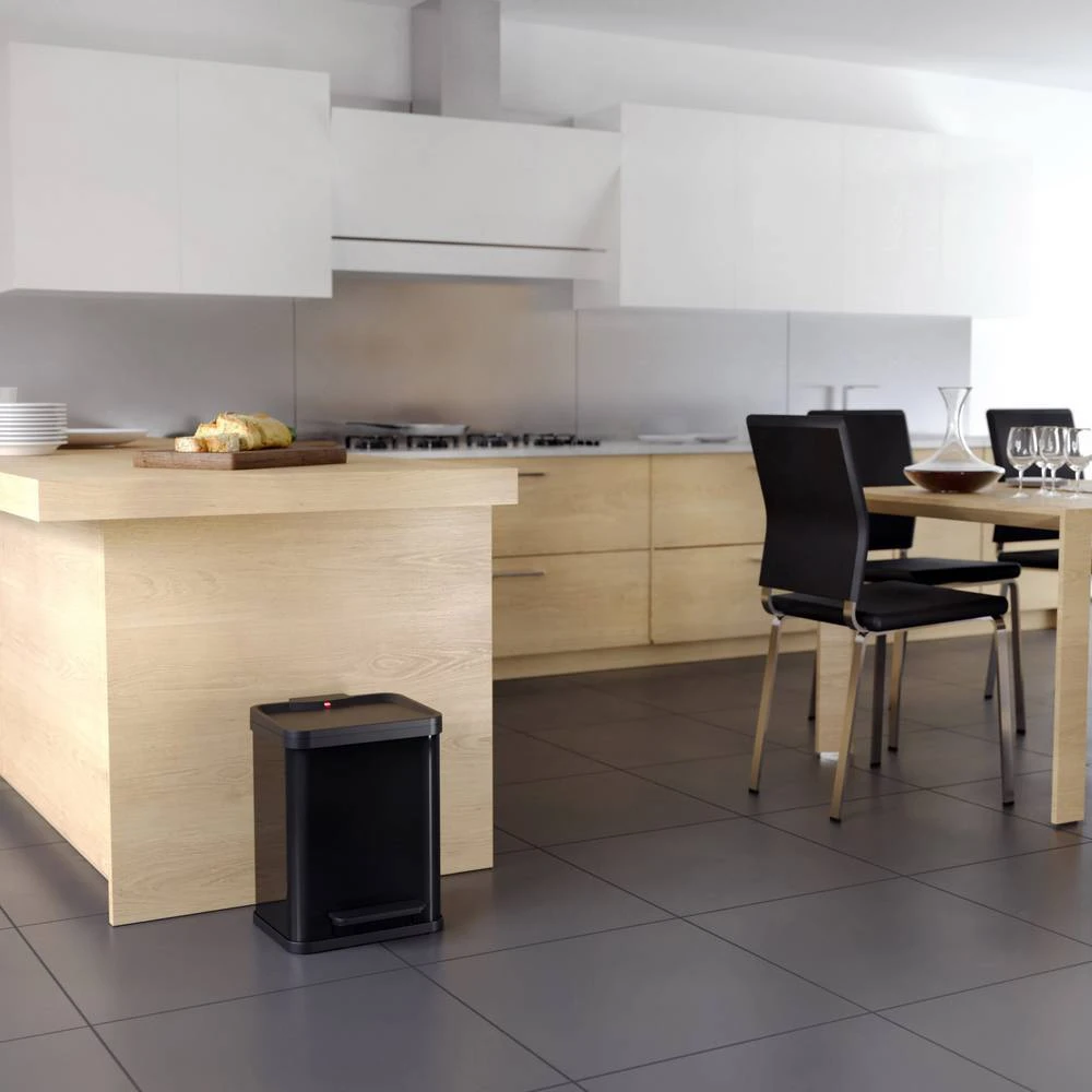 Hailo Prullenbak Oko Duo Plus M 2x9 - zwart