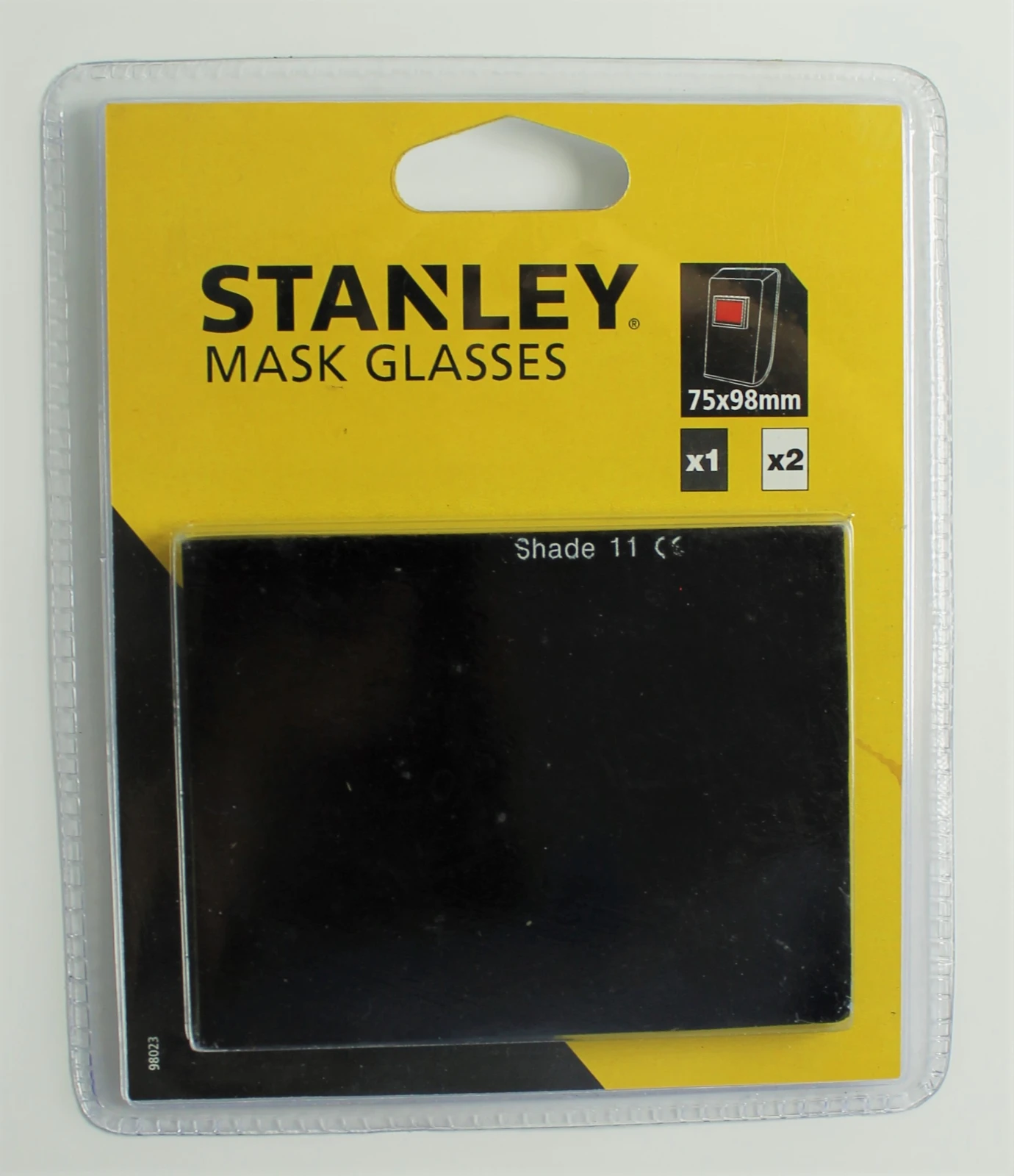 Stanley Lasglazen donker voor lasmaker 75x98 mm (2 stuks)