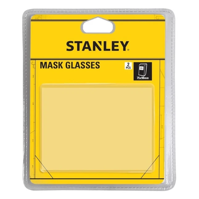 Stanley Lasglazen voor lasmaker 75x98 mm (2 stuks)
