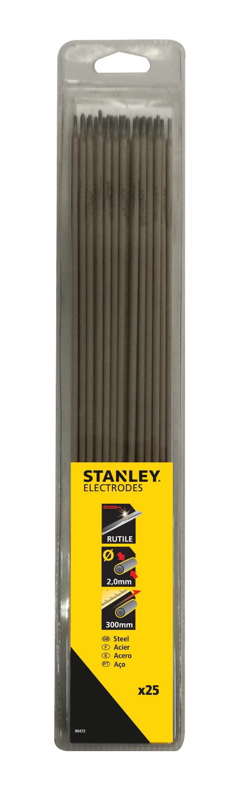 Stanley Laselektroden Rutile 300x2,00 mm (25 stuks)
