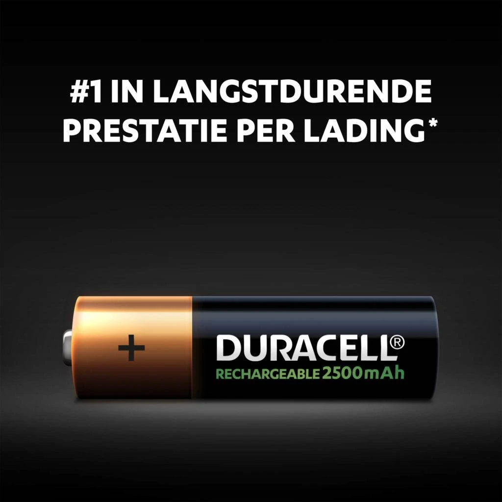 Duracell Ultra Oplaadbare AA-batterijen 2500mAh (4 stuks)
