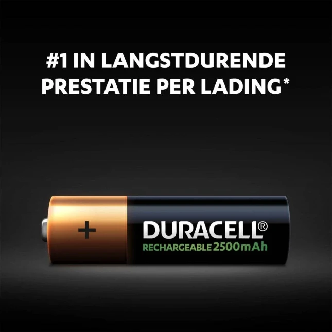 Duracell Ultra Oplaadbare AA-batterijen 2500mAh (4 stuks)