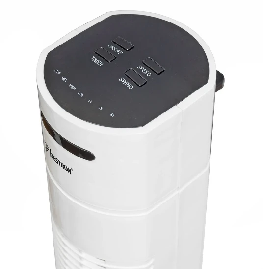 Bestron Torenventilator met afstandsbediening - wit