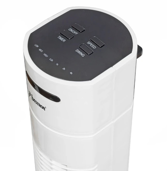 Bestron Torenventilator met afstandsbediening - wit
