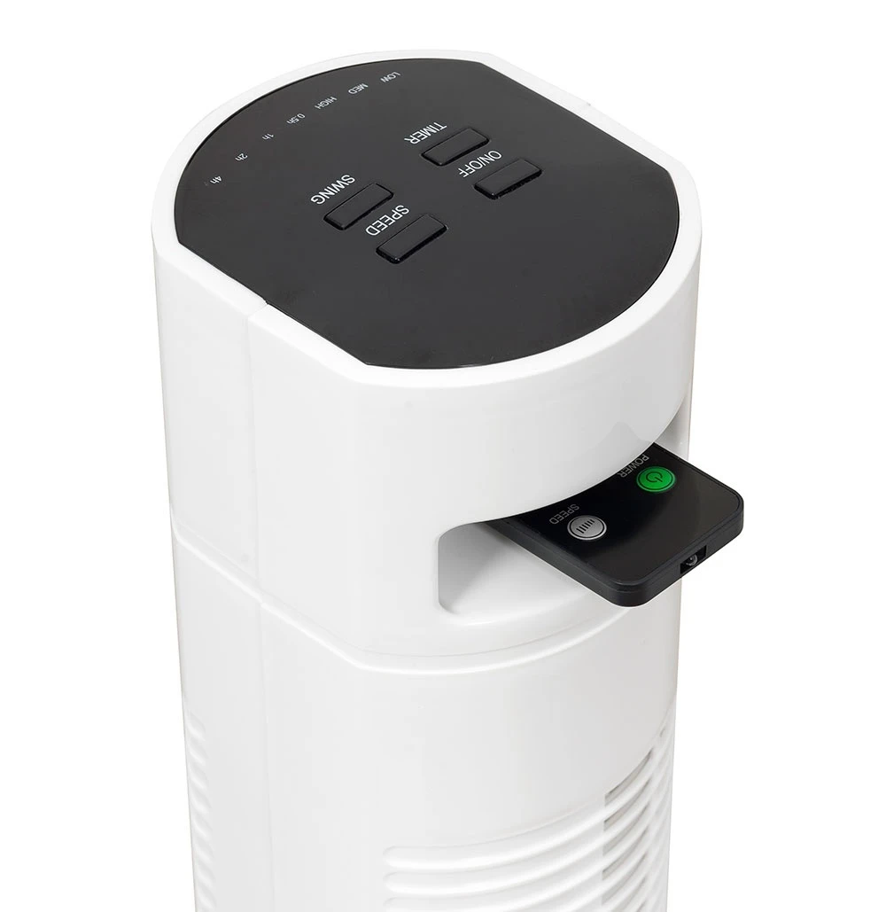 Bestron Torenventilator met afstandsbediening - wit