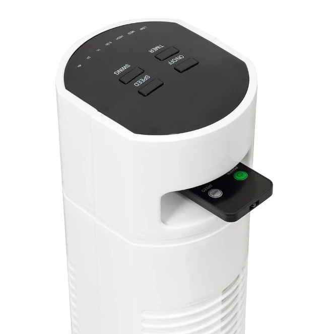 Bestron Torenventilator met afstandsbediening - wit