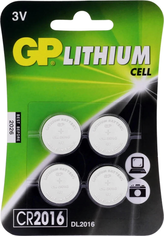 GP Batterijen Lithium knoopcel CR2016