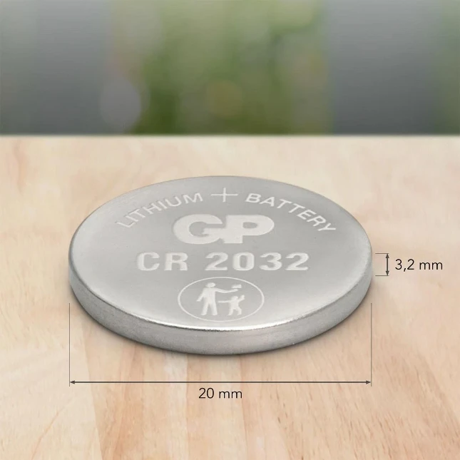 GP CR2032 Lithium knoopcel 3V (5 stuks)