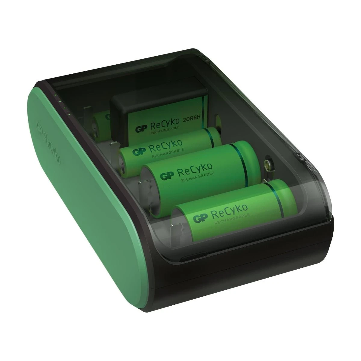 GP USB batterijlader ReCyko 4x AA 2100 mAh (universal charger)