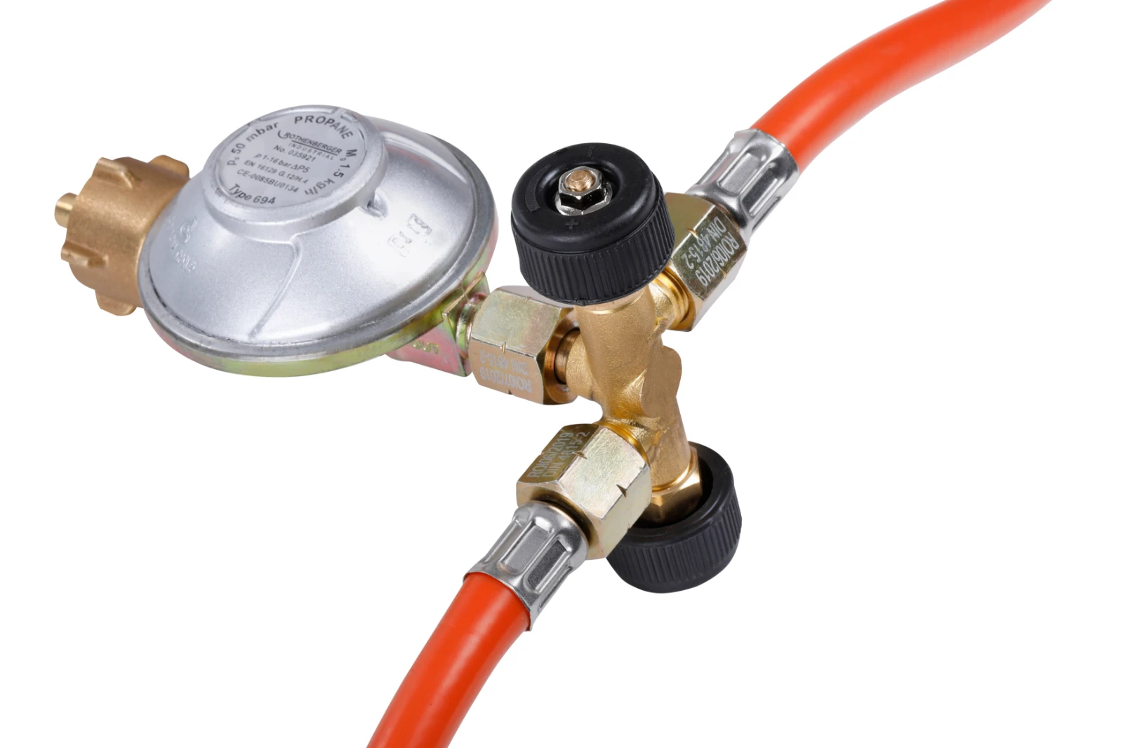 Rothenberger Gas T-Stuk Propaan - Butaan 1/4" L