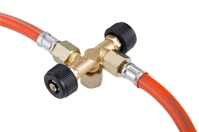 Rothenberger Gas T-Stuk Propaan - Butaan 1/4" L