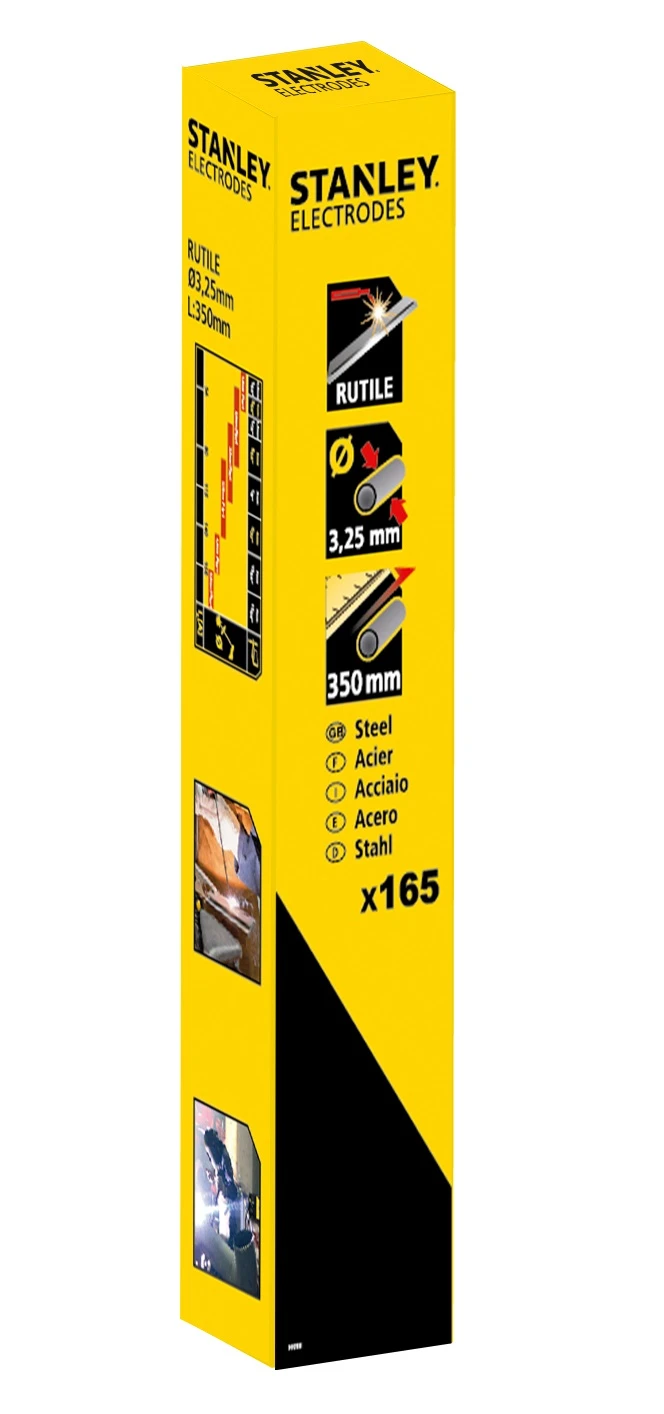 Stanley Laselektroden Rutile 350x3,25 mm (165 stuks)