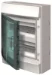 Groepenkast, leeg MISTRAL65 ABB Componenten Verdeelkast opbouw, 24mod, transp.deur, GWT750, IP65, RAL7035, Mistral 1SL1214A00