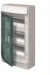 Groepenkast, leeg MISTRAL65 ABB Componenten Verdeelkast opbouw, 36mod, transp.deur, GWT750, 3rijen, IP65, RAL7035, 1SL1216A00