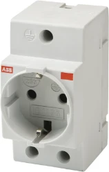 Wandcontactdoos modulair Hafonorm, System pro M compact ABB COMPONENTEN M1175 WCD RA 16A DIN-RAIL 2CSM210000R0721