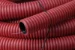 Kunststof geribde kabelbeschermslang Kabelflex Pipelife Kabelflex PE kabelb. 40mm x 50m rood incl. trekdraad 1496150012