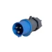 CEE-contactstop CEE Power Contrastekker 3-polig16A IP44 blauw PWCEES316