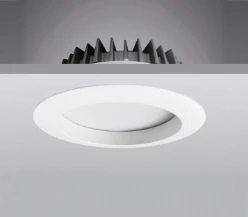 LED downlight, 190mm, 19W, zwart, 100 gr, 3000K, vast, sparing 170mm