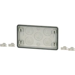 Flens, doordrukgaten, 1x M16, 5x M40/25HxBxD=116x250x23mm
