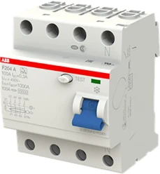 Aardlekschakelaar 4P, 100A, 300mA, A type