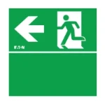 Pictogram noodverlichting Eaton Blessing RUIT BLK ISO B+Z