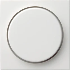 Bedieningselement /centraalplaat schakelmateriaal System 55 Across programs GIRA GIRA DIMMERKNOP SYSTEM 55 GLANS WIT 065003