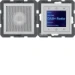 Overige elektronische elementen schakelmateriaal berker Hager Radio Touch met luidspreker DAB+, berker S.1/B.3/B.7 alu mat 29801404