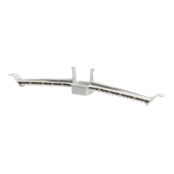 Kunststof kabelbeugel, halogeenvrij, dubbel, voor schietmontage