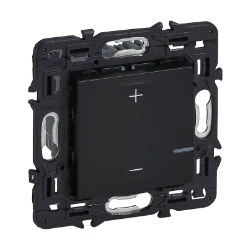 Valena Next universele dimmer 2 draads 3 - 125W 2 modules zwart