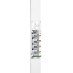 DLP gootset voor verdeler, 1 compart., 2 deksels, 25x65x2600mm