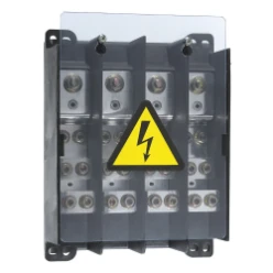 Stroomverdeler 4P Lexic125A 250A voor kabelschoen 40kA
