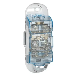 Verdeelklem 300A voor DIN-rail of montagepl. IP2x Incl.transp.deksel