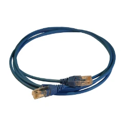 RJ45 Patchkabel 4pair High Dens. 28AWG Cat6 U/UTP LSOH Blauw 2m